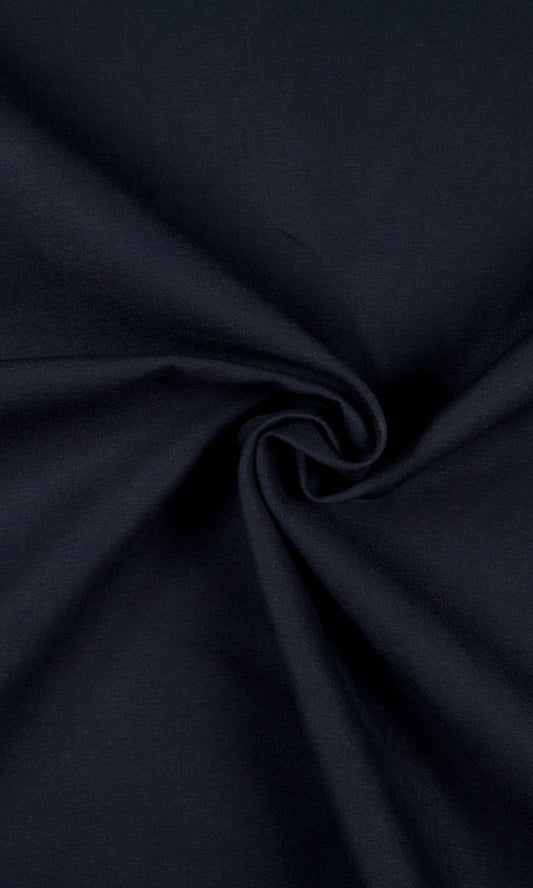 Cotton Home Décor Fabric Sample (Navy Blue)