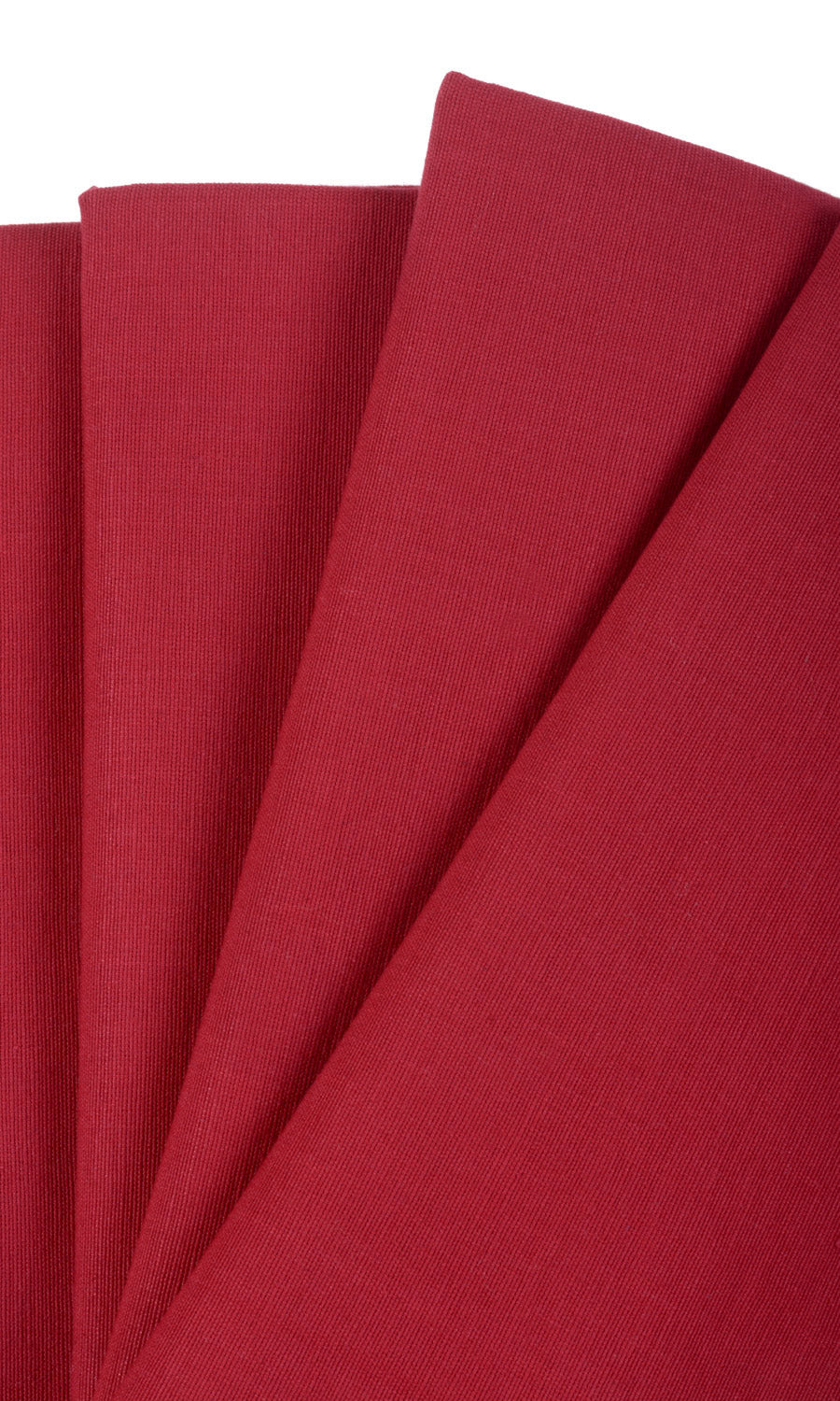 Cotton Flat, Plain, Fake, Faux, European Relaxed Roman Blinds (Red)