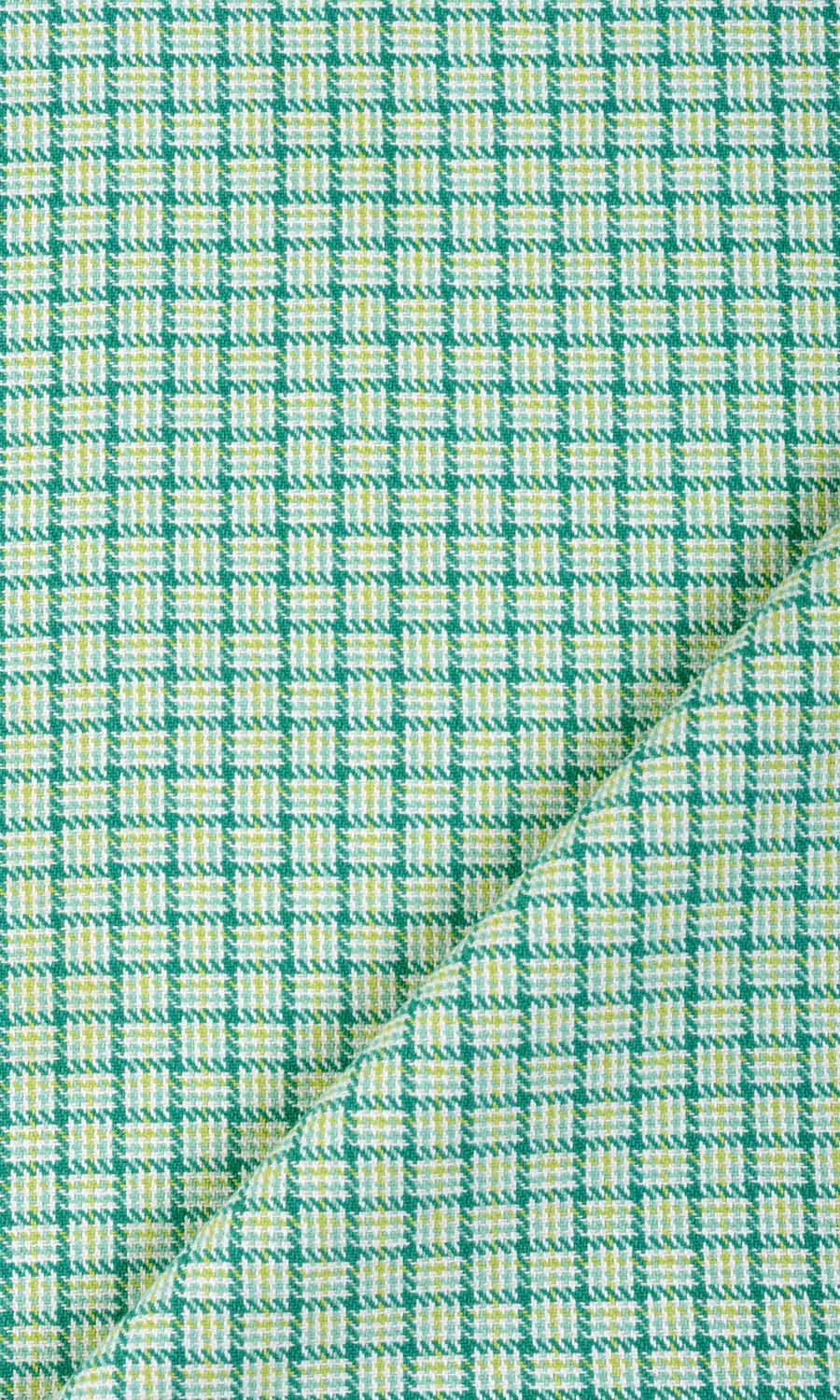 Basketweave Cotton Shades (Green/ Blue) for Living, Bedroom, Kitchen, Bathroom