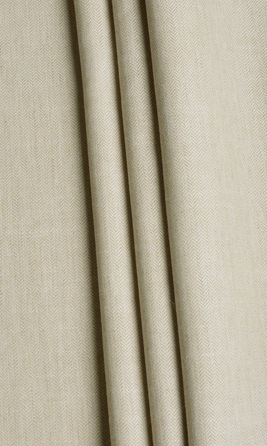 Herringbone Textured Home Textile Fabric Material Sample (Beige)