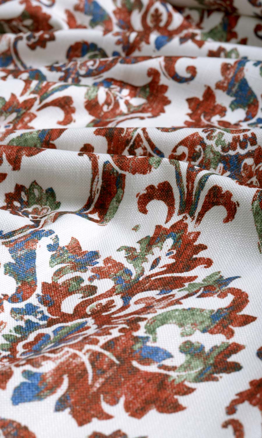 Damask / Patterned / Printed / Floral / Paisley Window Treatments Fabric Sample