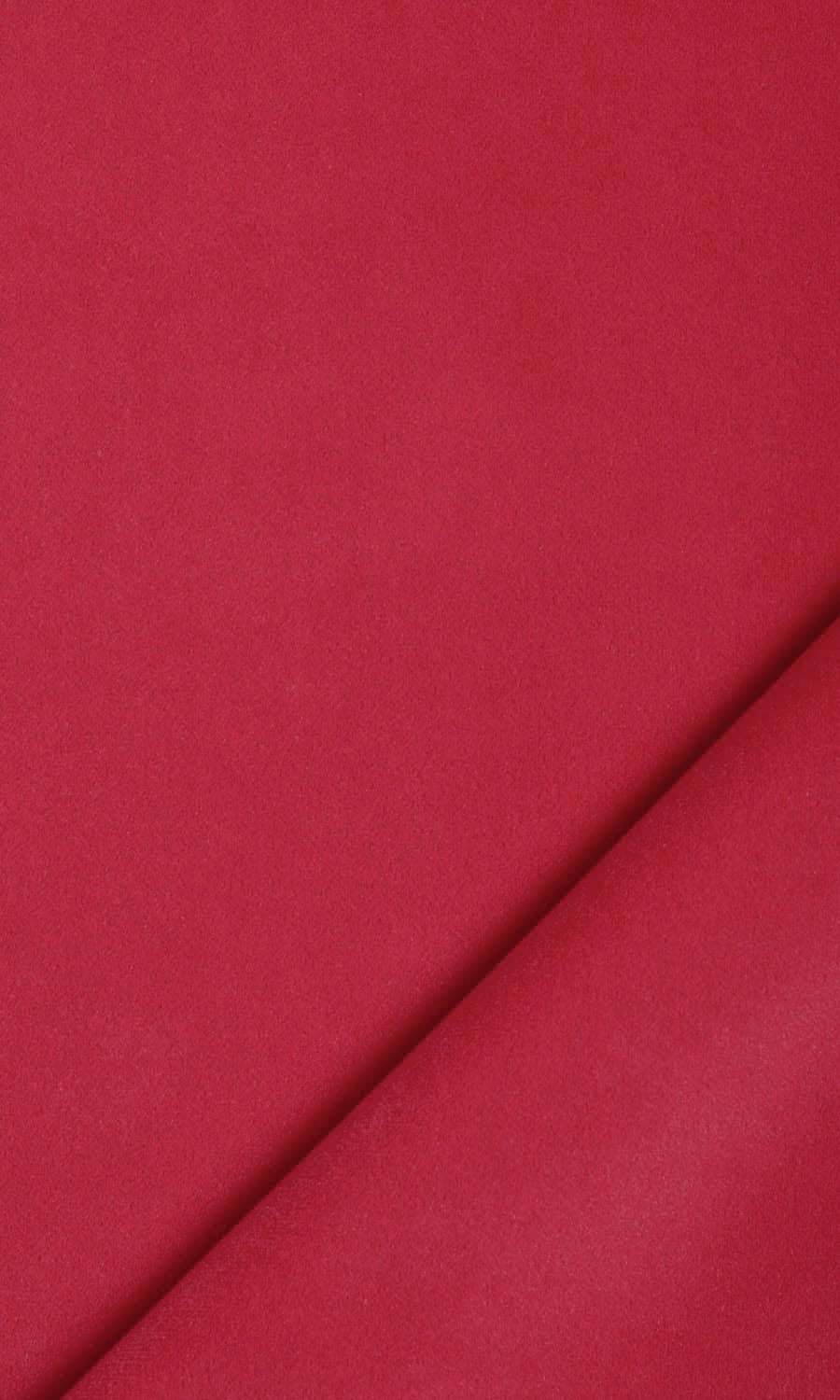 Velvet Flat, Plain, Fake, Faux, European Relaxed Roman Blinds (Raspberry Red/ Pink)
