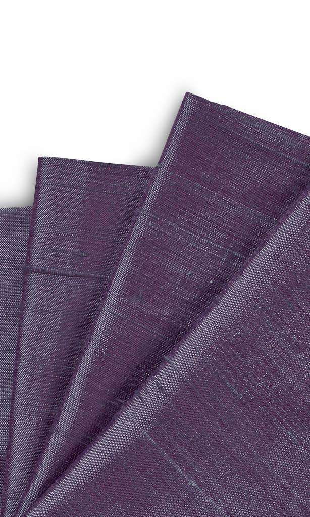 Dupioni Silk Roman Shades (Purple) for Living, Bedroom, Kitchen, Bathroom