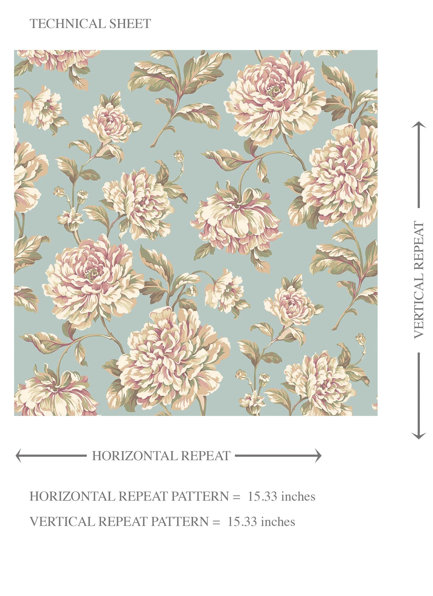 Chinoiserie/ English Floral Kids Room Wallpaper (Blue/ Cream/ Beige/ Pink/ Green)