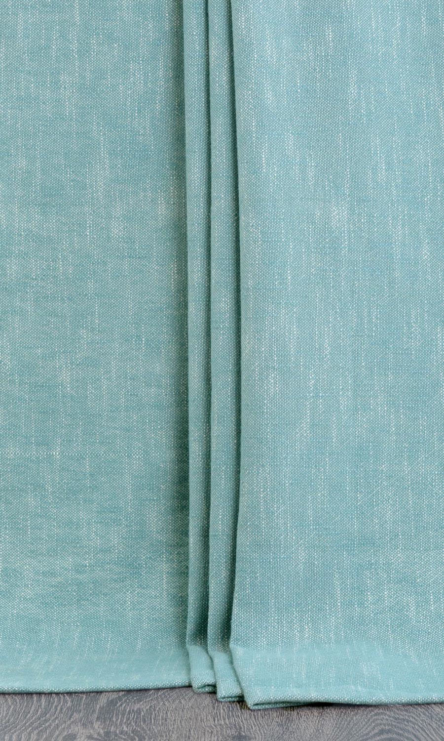 Plain Cotton Made-to-Measure Roman Blinds (Aqua Blue)
