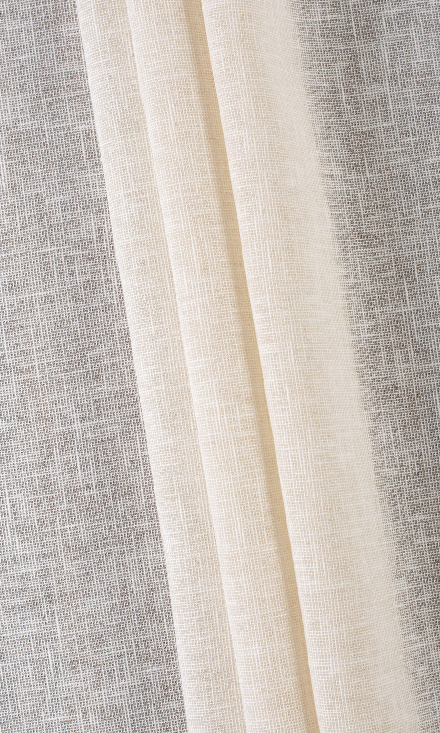 Textured Sheer Blinds (Warm Ivory/ Pale Beige) Extra Long Short Wide