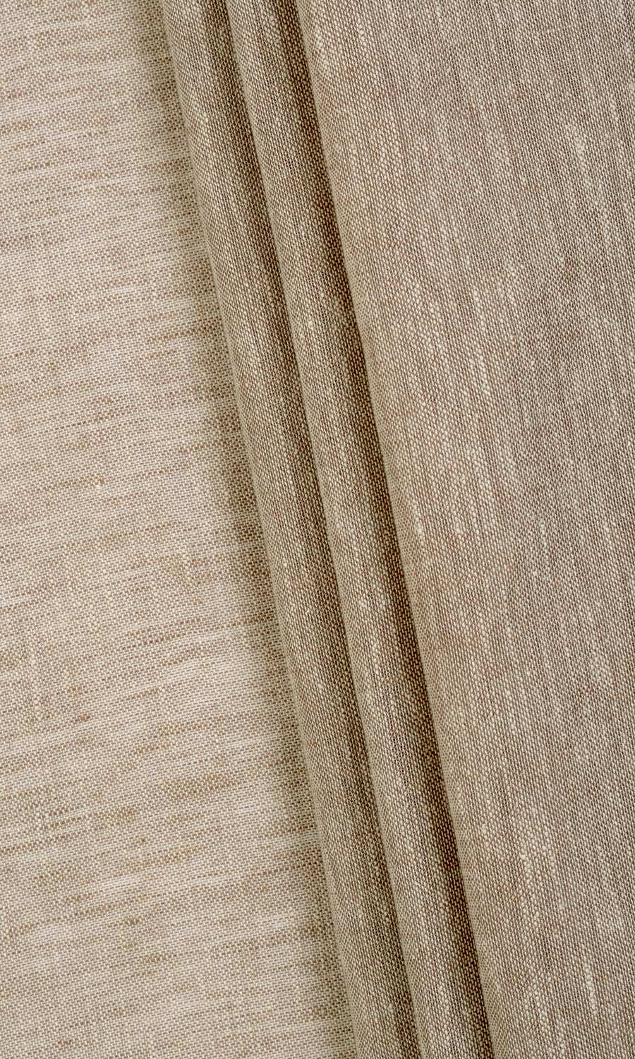 Linen Sheer Shades (Beige/ Brown/ Umber) for Living, Bedroom, Kitchen, Bathroom