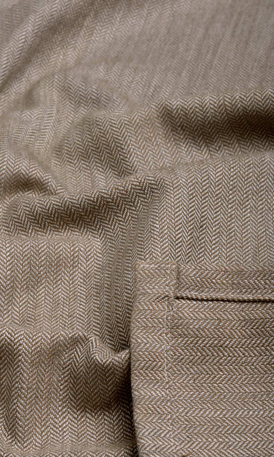 Herringbone Textured Any Size Style Roman Blinds (Brown)