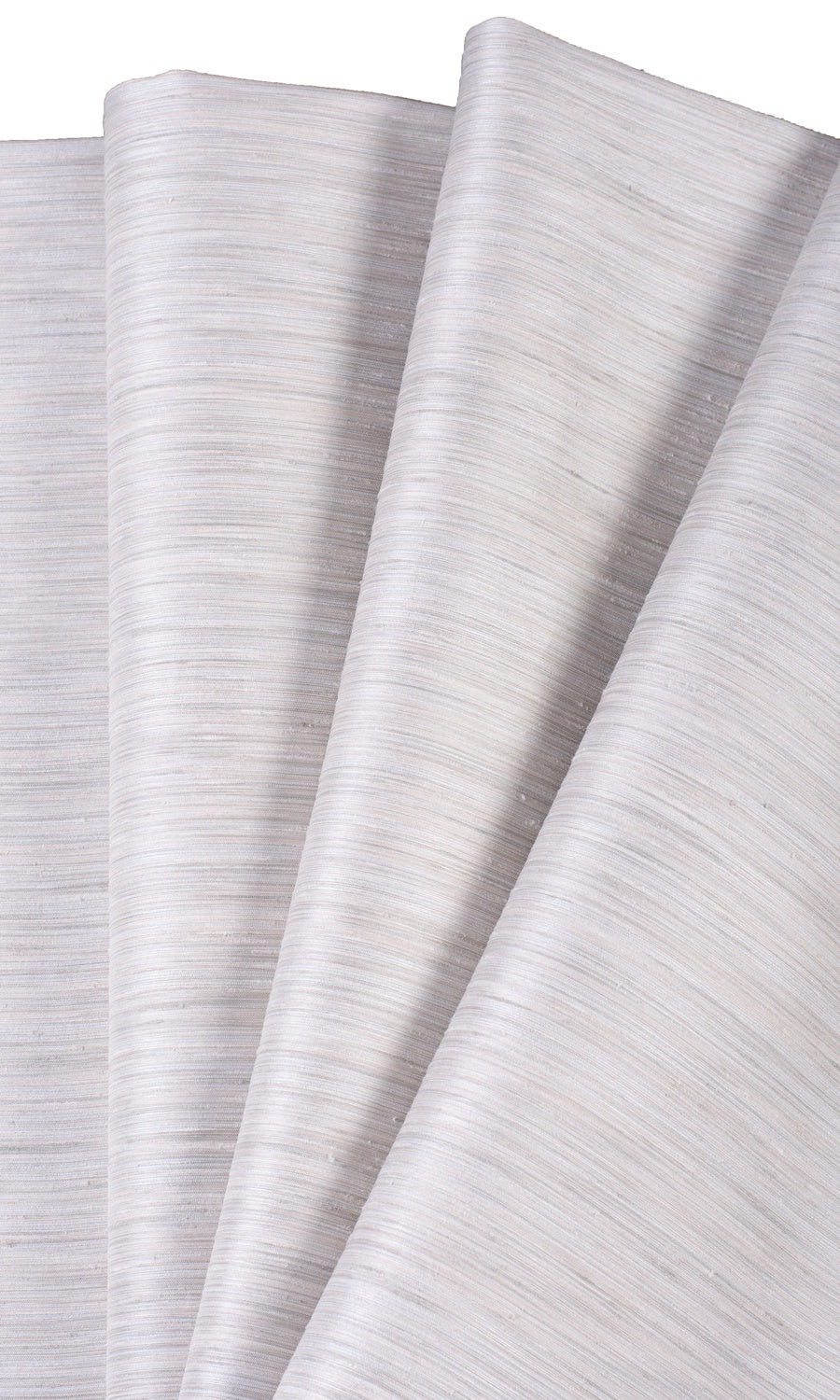 Faux Silk Home Textile Fabric Material Sample (Pale Grey)