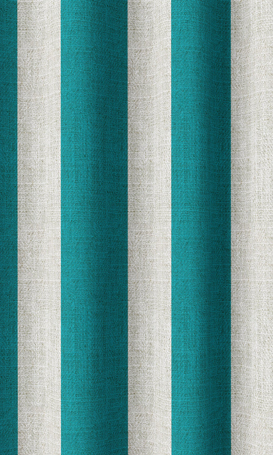 Striped Print Home Décor Fabric By the Metre (Pacific Blue)