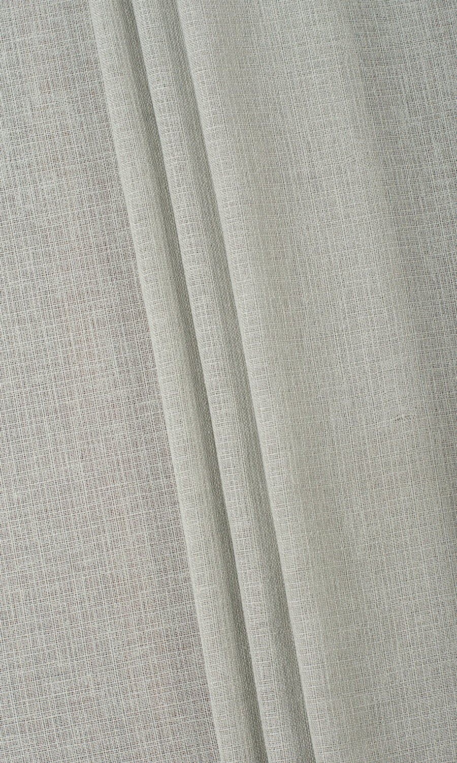 Textured Sheer Home Textile Fabric Material Sample (Grey-Green)