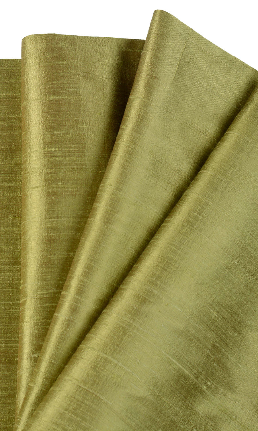 Pure Silk Made-to-Measure Roman Blinds (Olive Green)