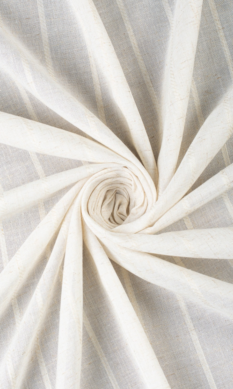 Striped Sheer Blinds (Cream/ Ivory) Extra Long Short Wide
