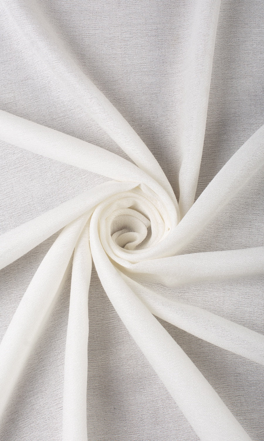 Plain Semi-Sheer Flat, Plain, Fake, Faux, European Relaxed Roman Blinds (White)