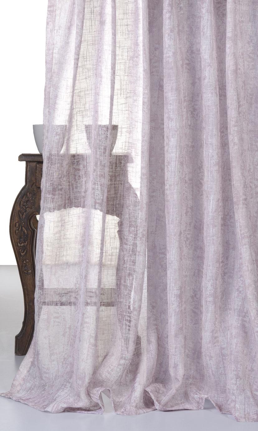 Textured Sheer Made-to-Measure Roman Blinds (Pale Pink)