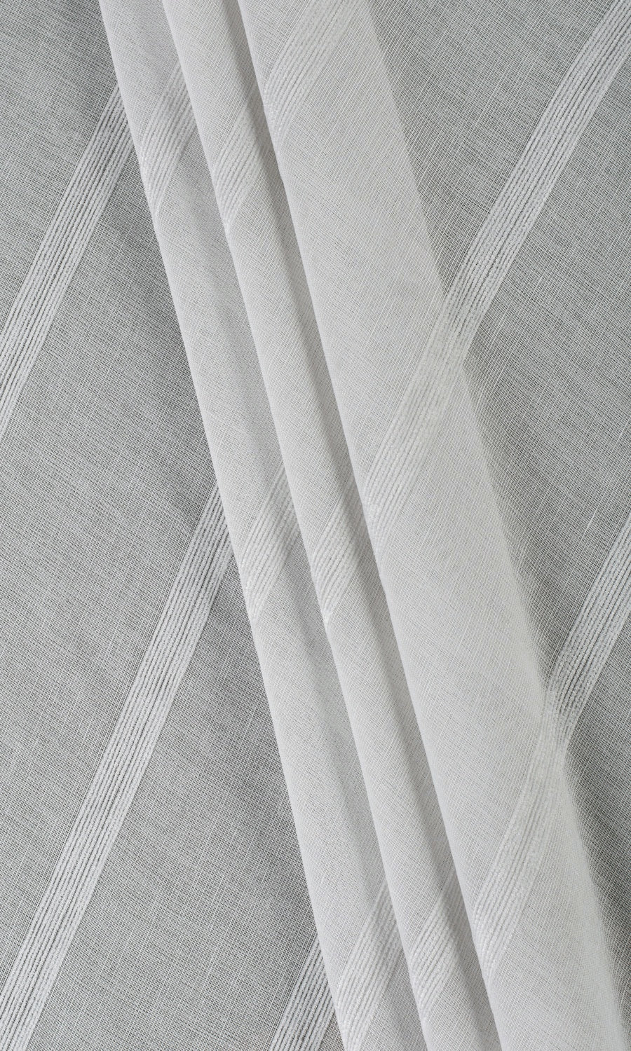 Striped Sheer Roman Blinds & Window Shades (Grey)