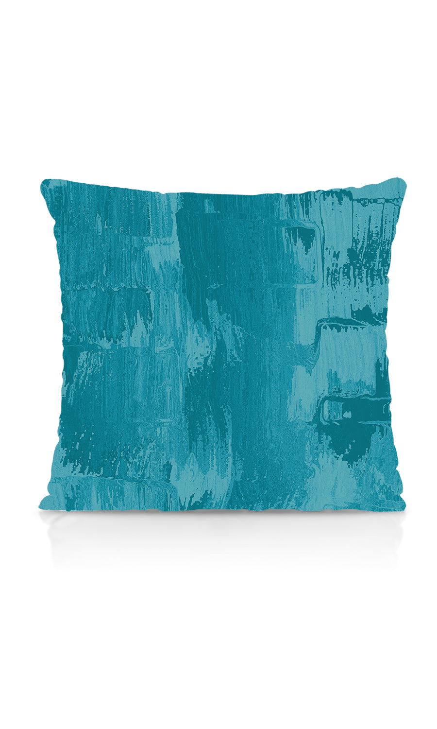 Dimout Striped Free Fabric Material Sample (Teal/ Turquoise Blue)