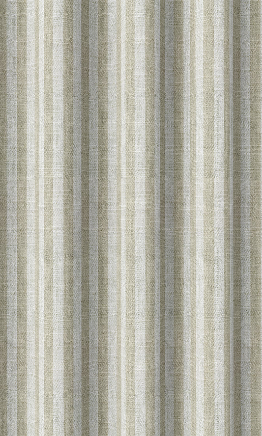 Striped Home Décor Fabric Sample (Beige/ White)