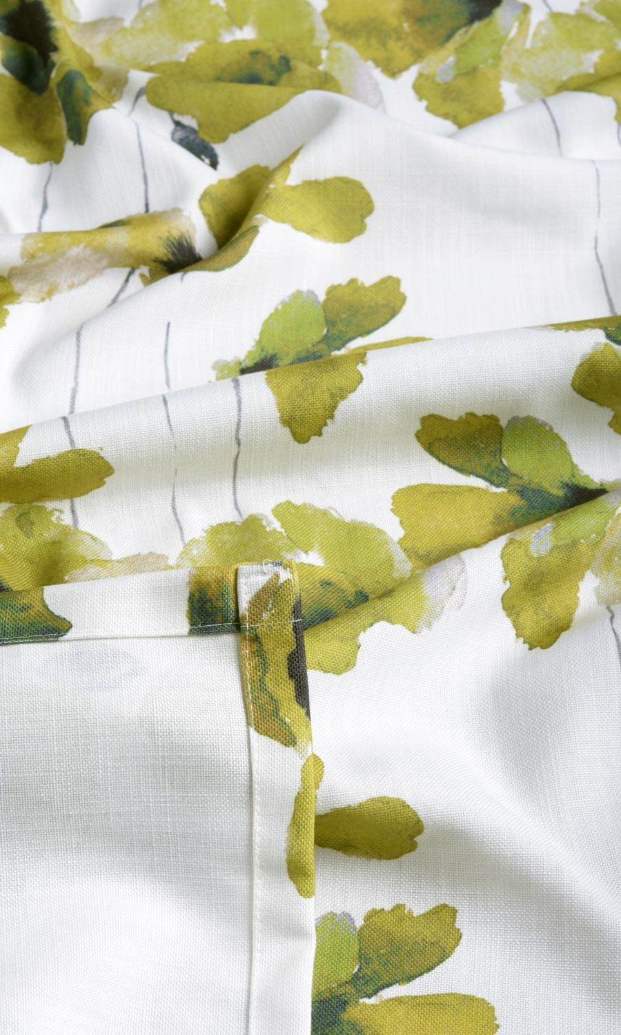Water Lilies Floral Roman Blinds & Window Shades (Yellow/ Green)