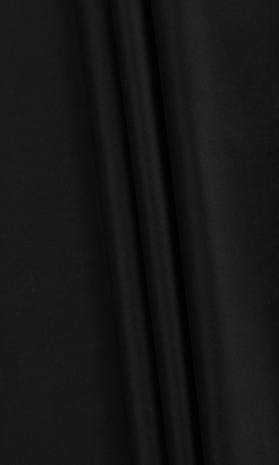 Shantung Silk Any Size Style Roman Blinds (Black)