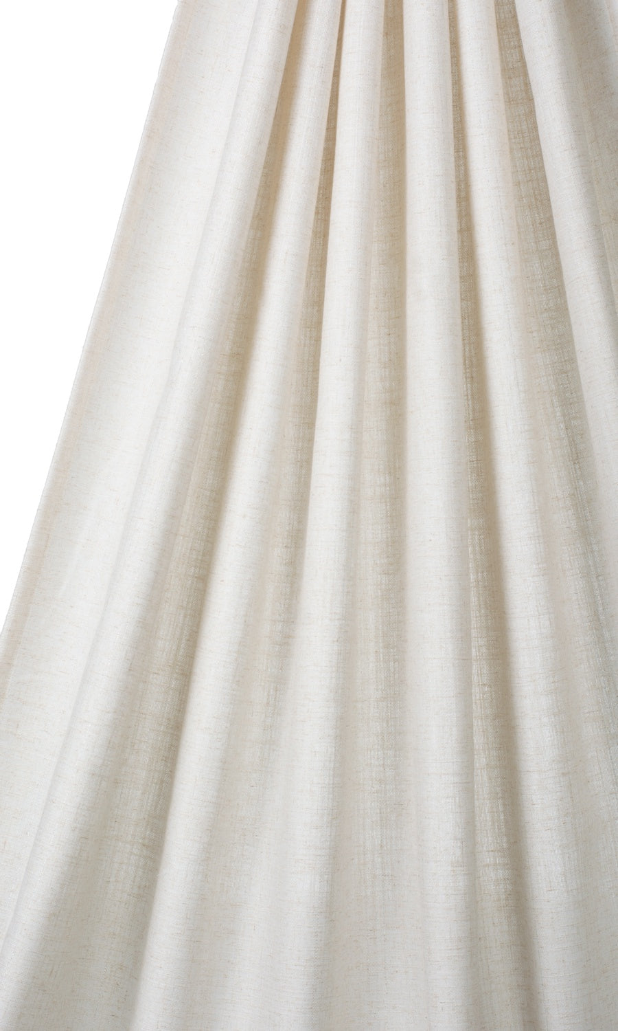 Plain Linen Blend Home Textile Fabric Material By the Metre (Cream/ Ivory)