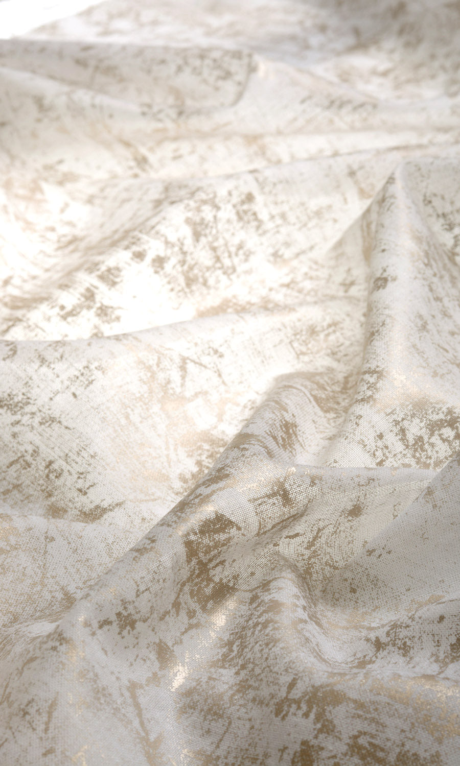 Sheer Roman Blinds & Window Shades (White/ Metallic Golden)