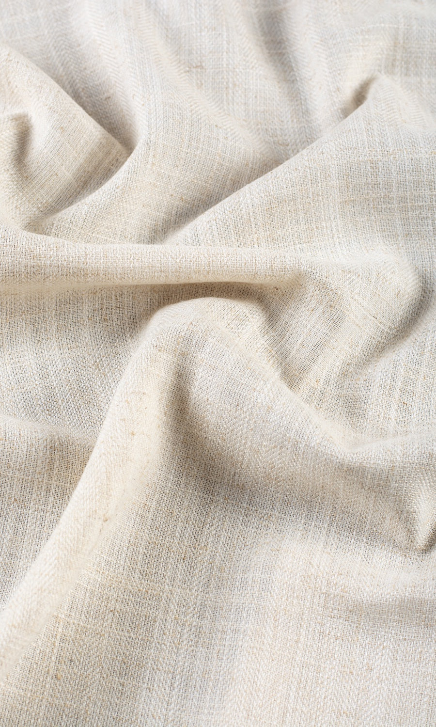 Plain Semi-Sheer Fabric By the Metre for Roman Blinds & Shades (Beige)