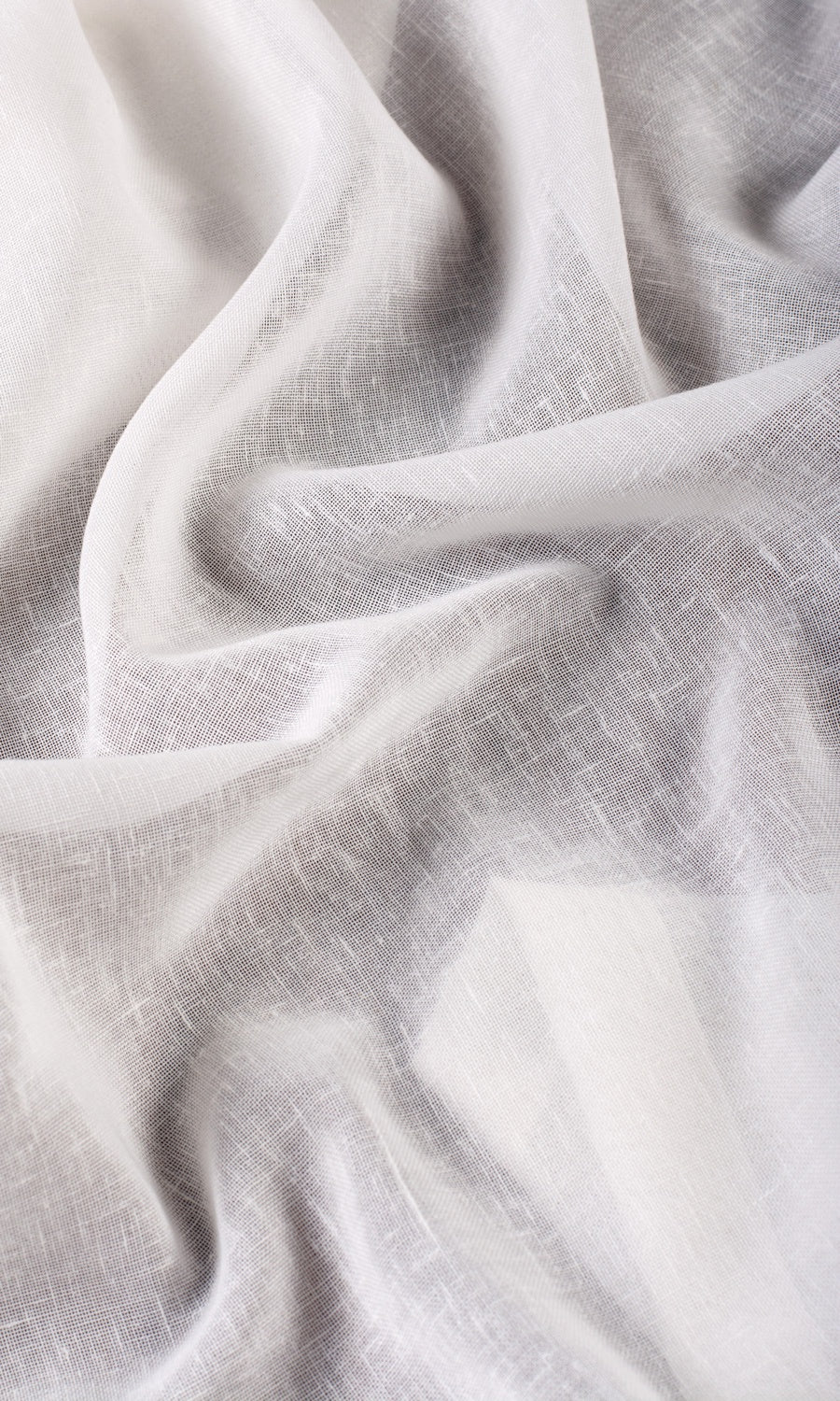 Textured Sheer Roman Blinds & Window Shades (White)