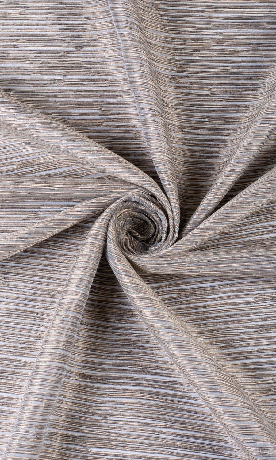 Striped Sheer Shades (Mocha Brown) Extra Long Short Wide