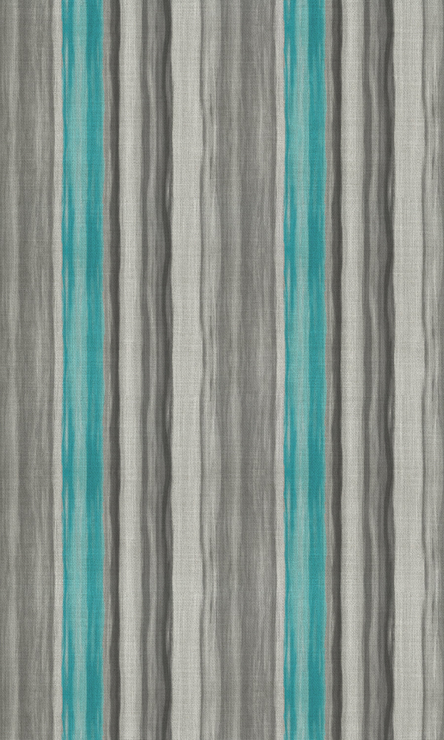 Watercolor Effect Striped Free Fabric Material Sample (Grey/ Blue)