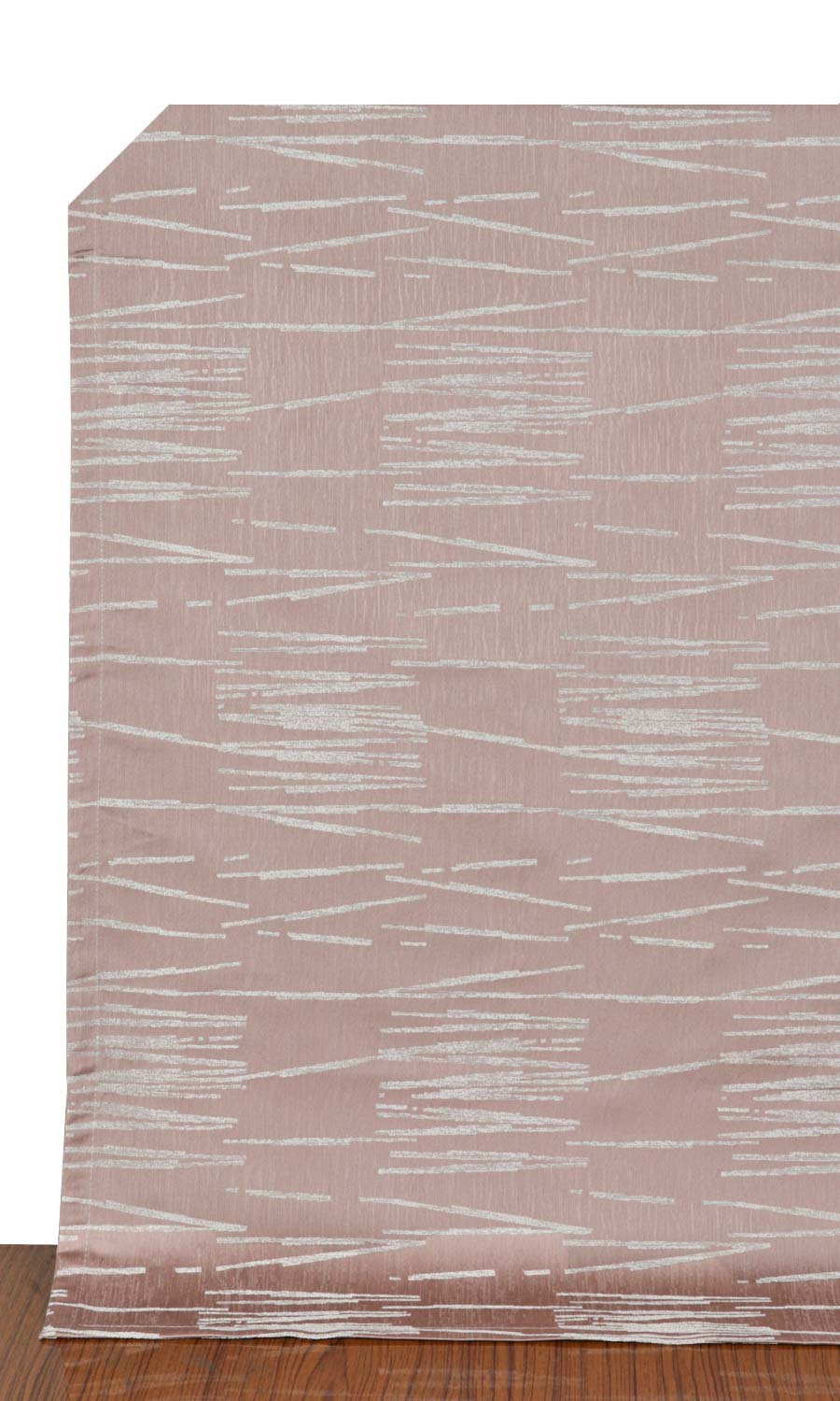 Abstract Patterned Flat, Plain, Fake, Faux, European Relaxed Roman Blinds (Blush Pink)