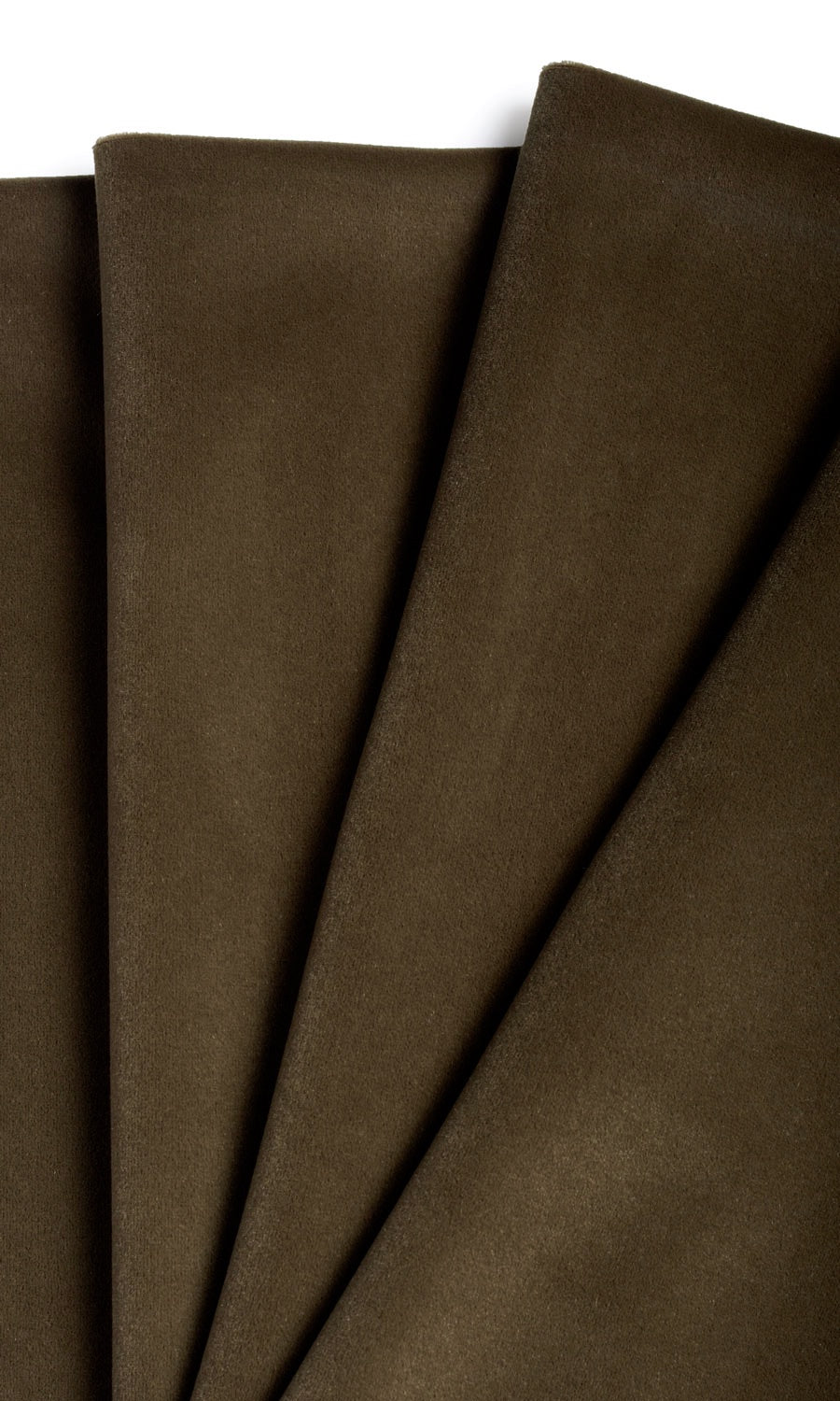 Velvet Free Fabric Material Sample (Cocoa Brown)