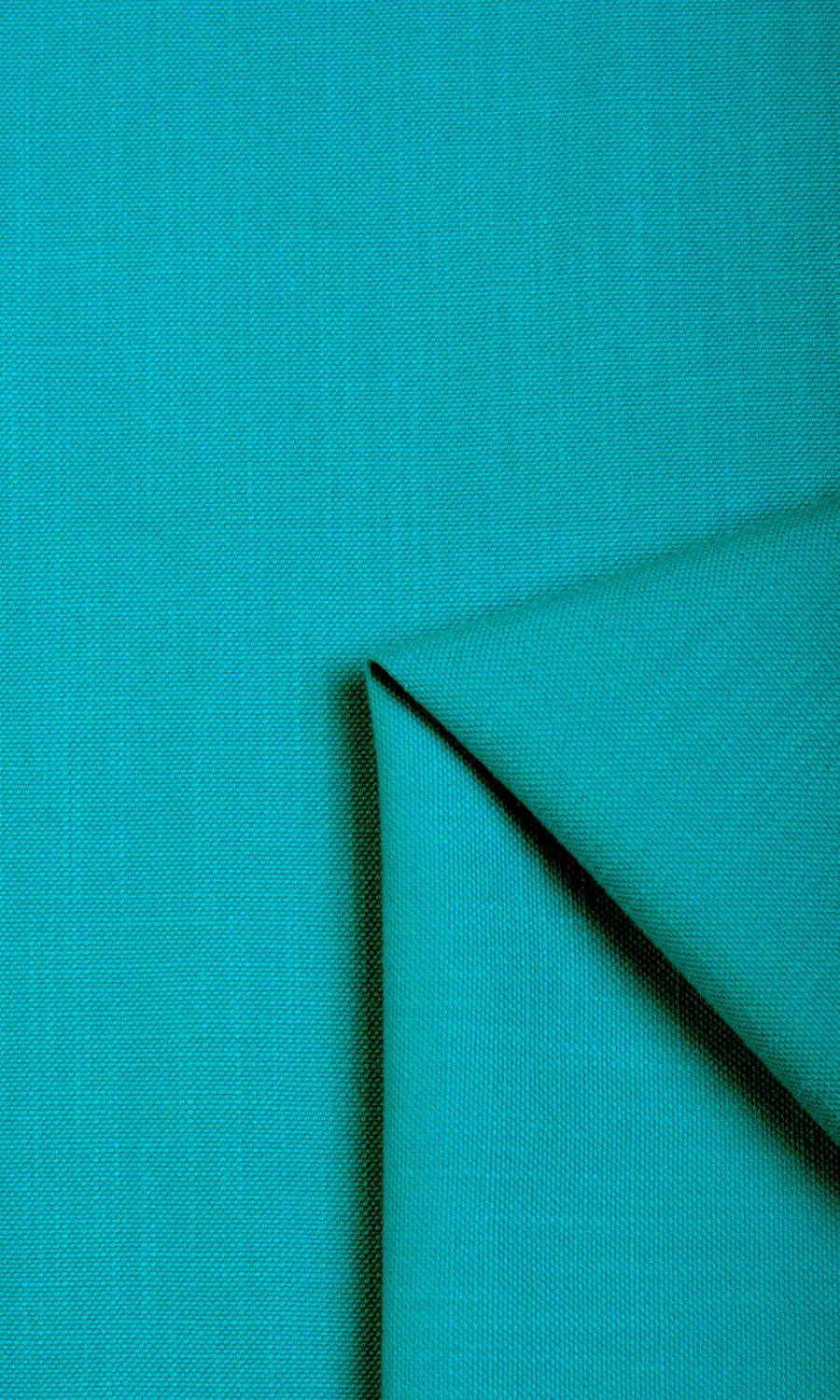 Textured Solid Cotton Fabric Material By the Metre (Turquoise Blue)