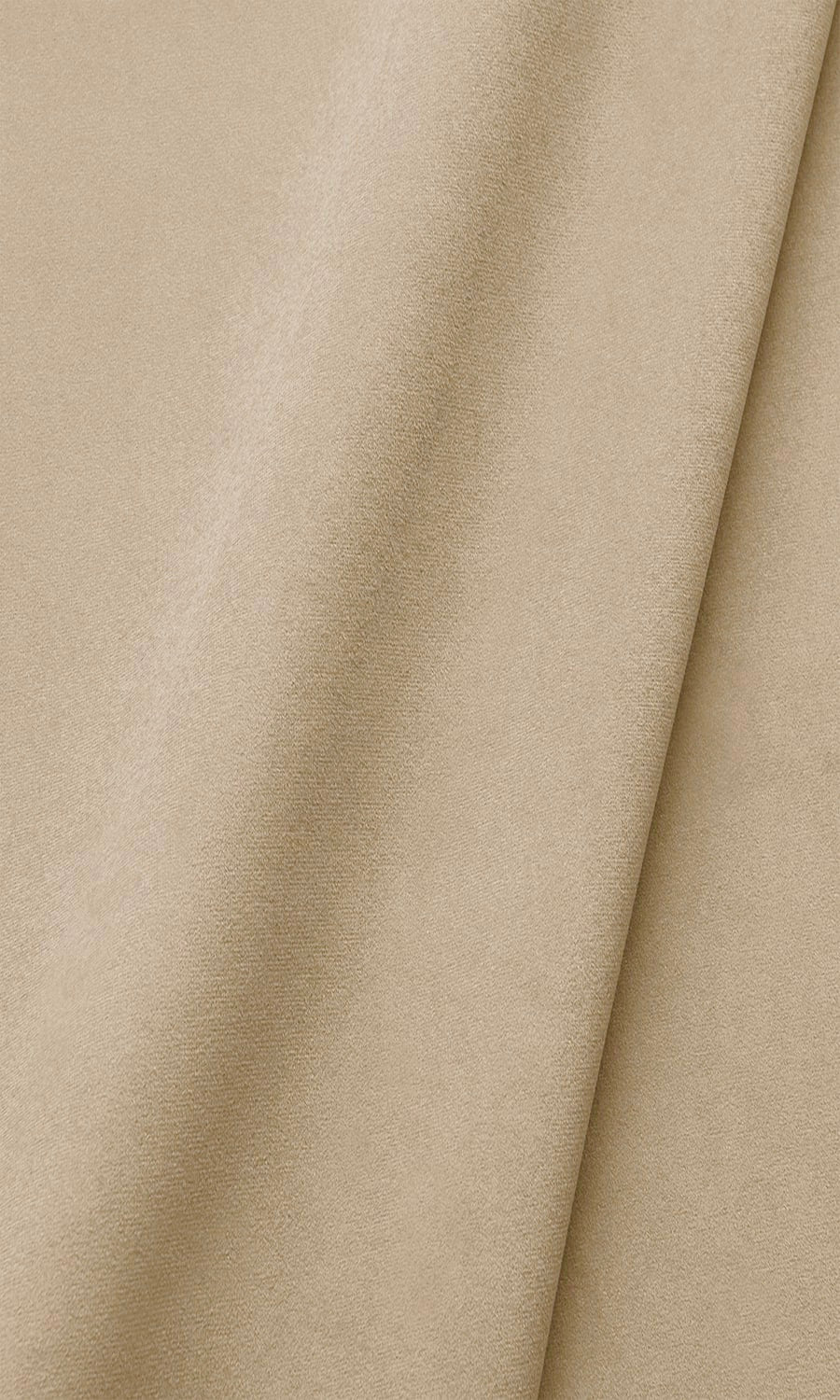 Velvet Home Décor Fabric By the Metre (Beige/ Tan)