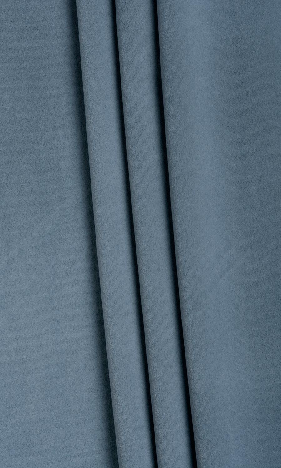 Velvet Fabric Blinds (Grey/ Blue) Extra Long Short Wide