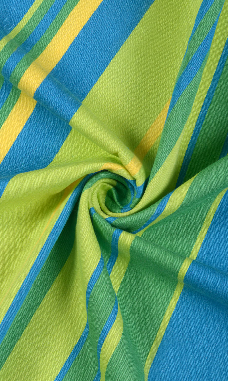 Cotton Fabric Material By the Metre (Blue/ Green)
