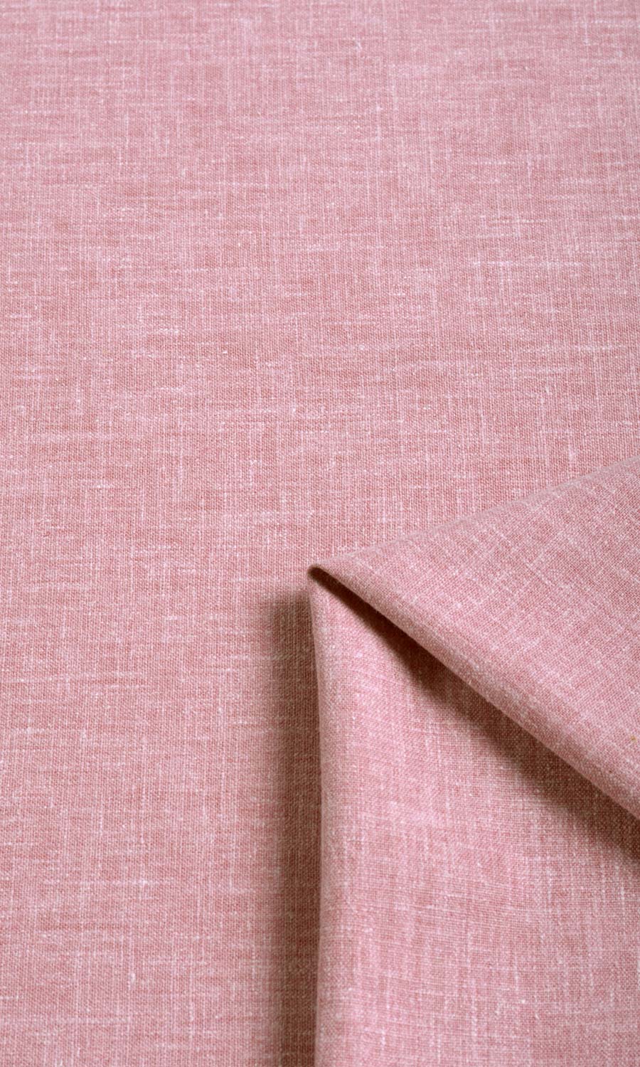 Poly-Cotton Blend Fabric Material By the Metre (Rose Pink)