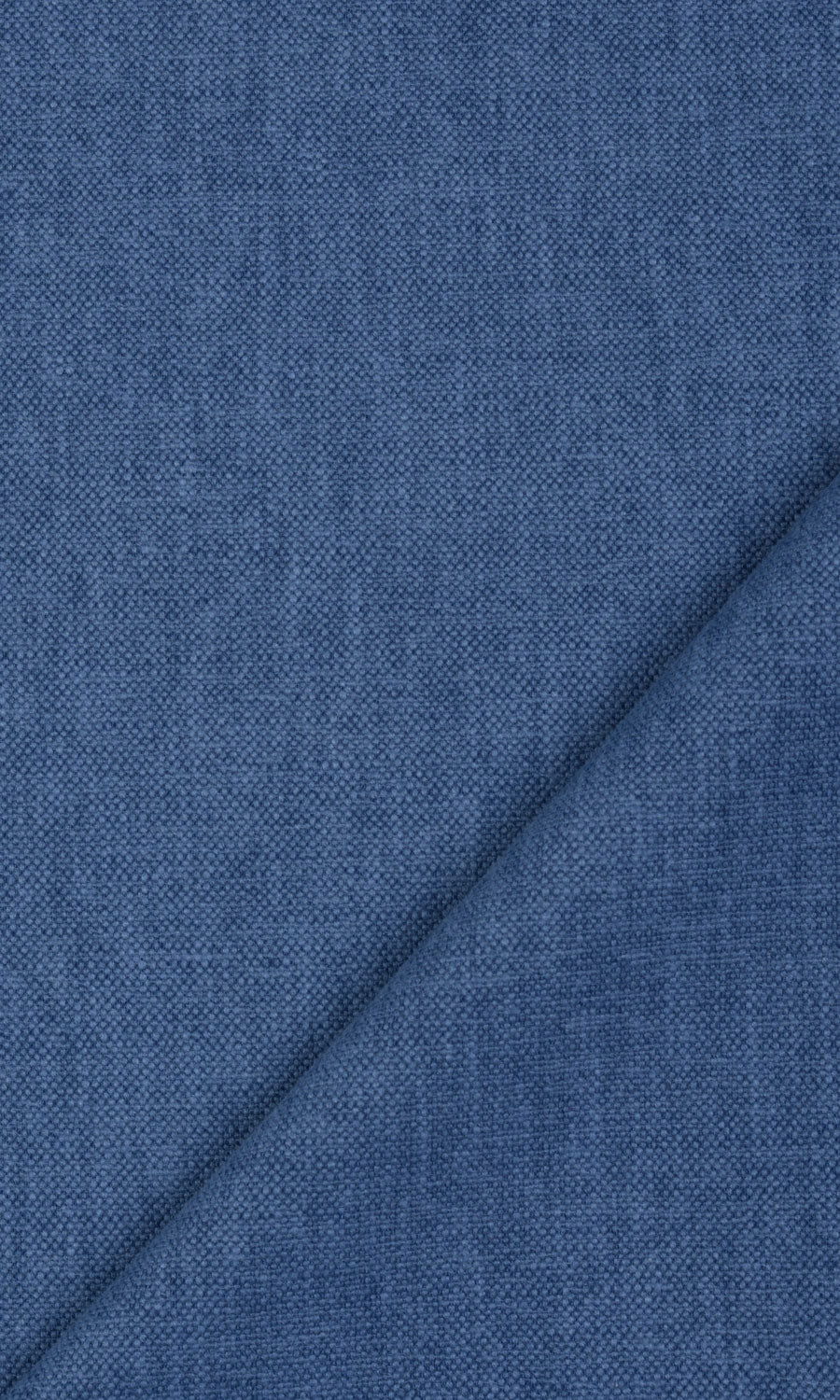 Linen-Blend Window Treatments Fabric By the Metre (Blue)