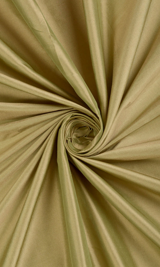 Shantung Silk Home Décor Fabric By the Metre (Moss Green)