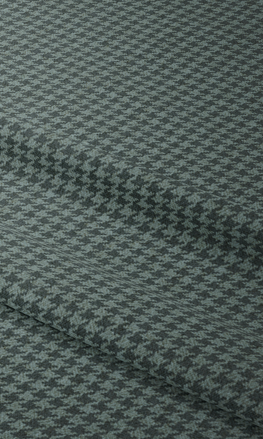 Houndstooth Patterned Flat, Plain, Fake, Faux, European Relaxed Roman Blinds (Blue)