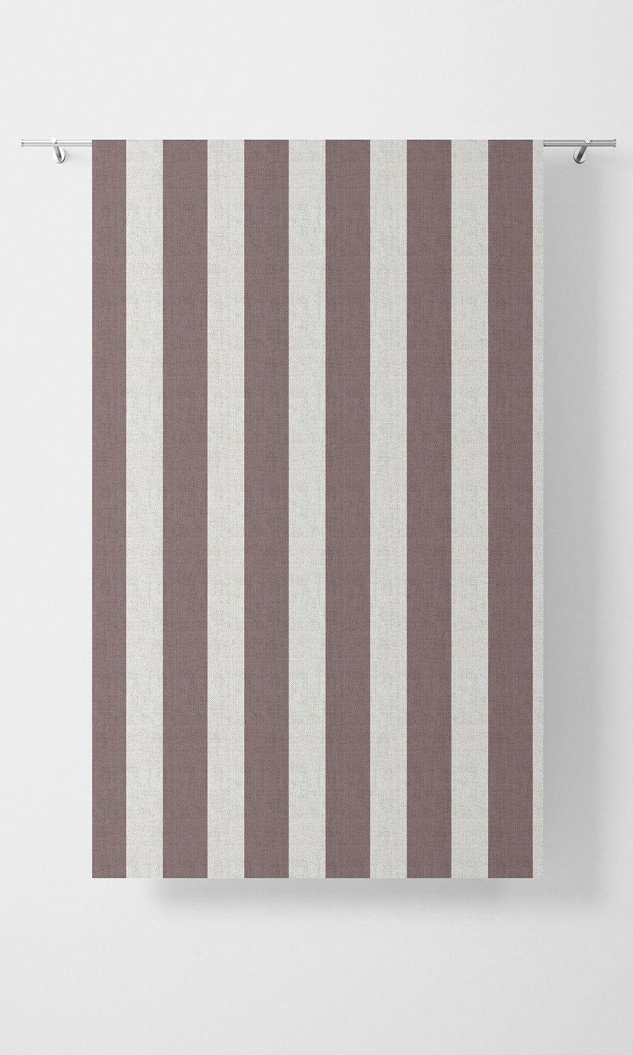 Striped Free Fabric Material Sample (Plum Purple)