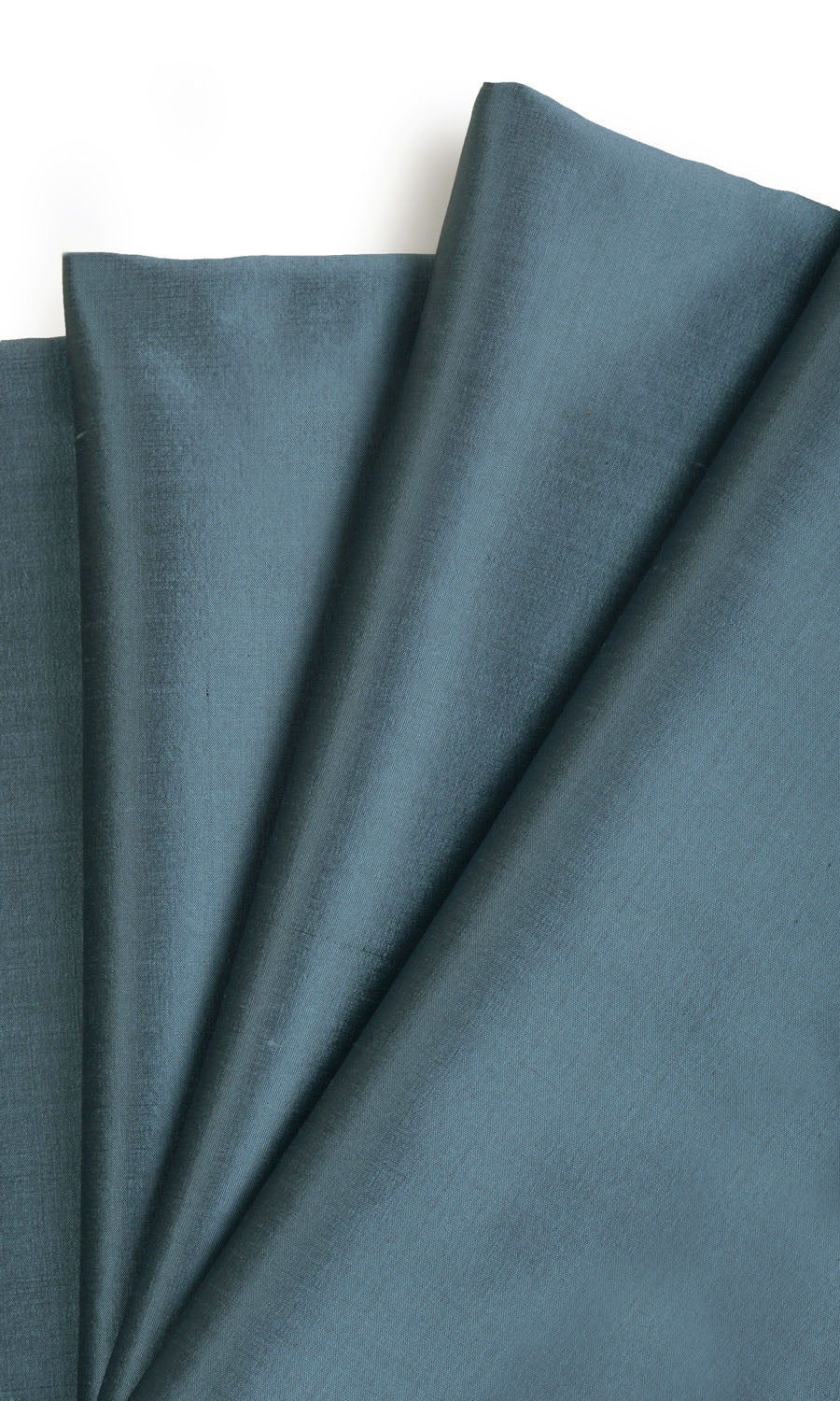 Shantung Silk Home Textile Fabric Material Sample (Denim Blue)