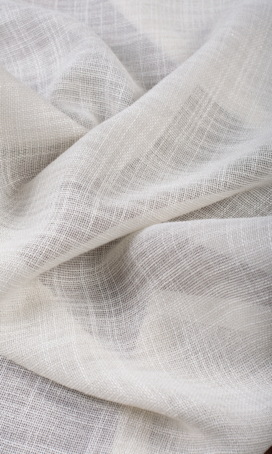 Textured Sheer Made-to-Measure Roman Blinds (Alabaster White)