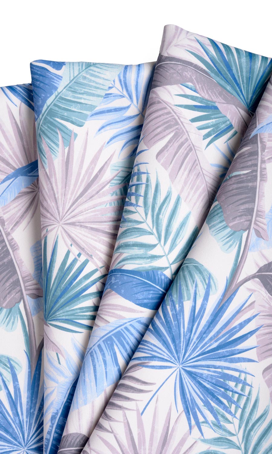 Botanical Floral Any Size Style Roman Blinds (Blue/ Purple)