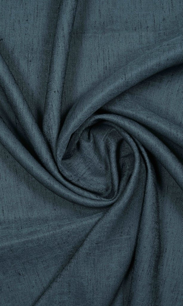 Silk Blend Fabric Blinds (Navy Blue)