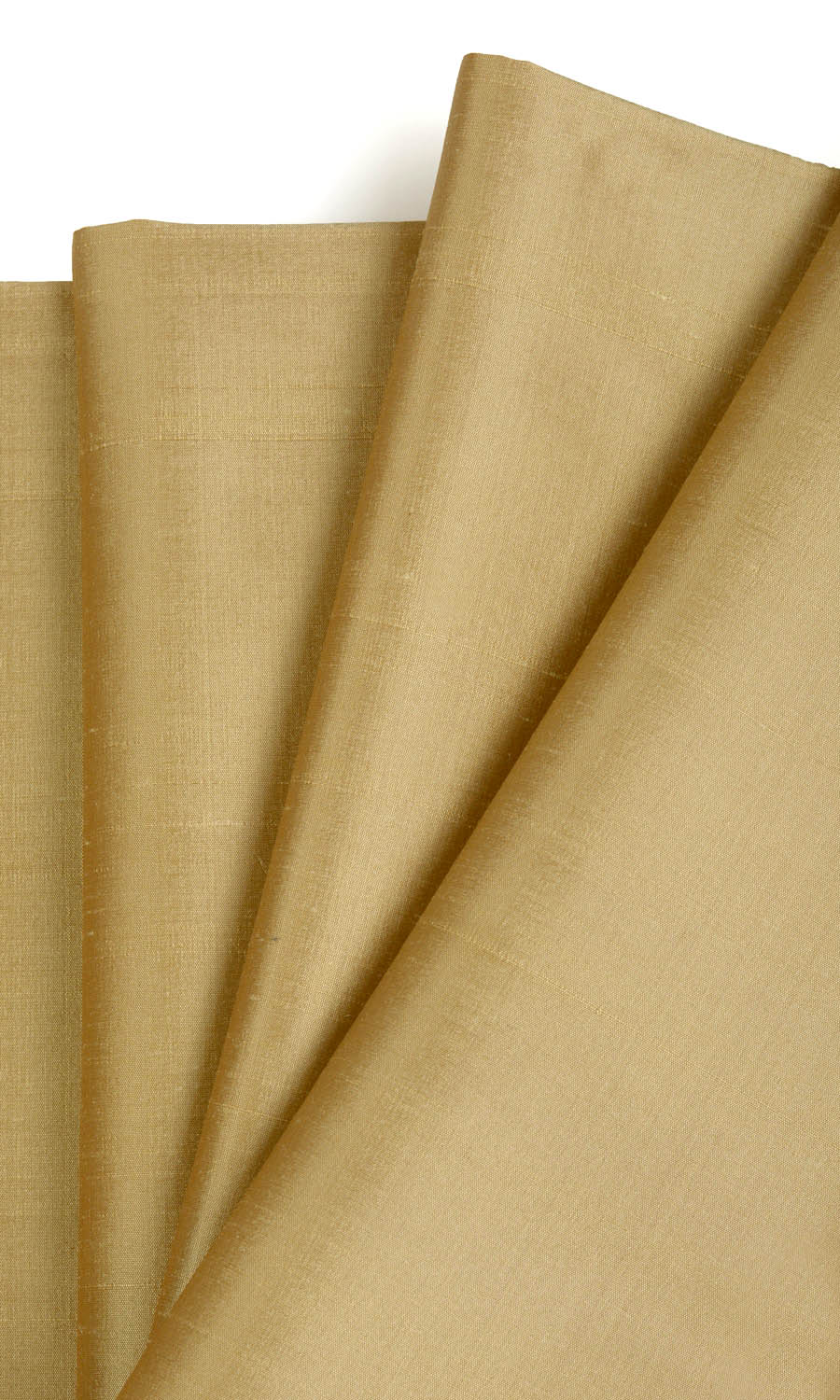 Shantung Silk Home Textile Fabric Material By the Metre (Biscotti Yellow)