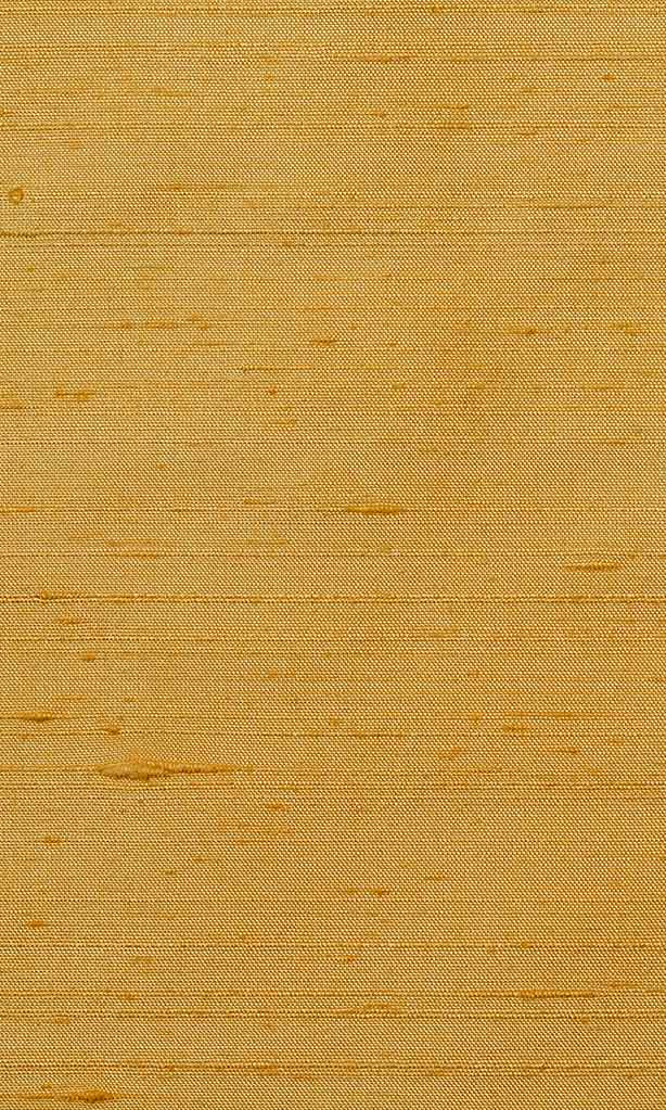 Pure Silk Flat, Plain, Fake, Faux, European Relaxed Roman Blinds (Golden Yellow)