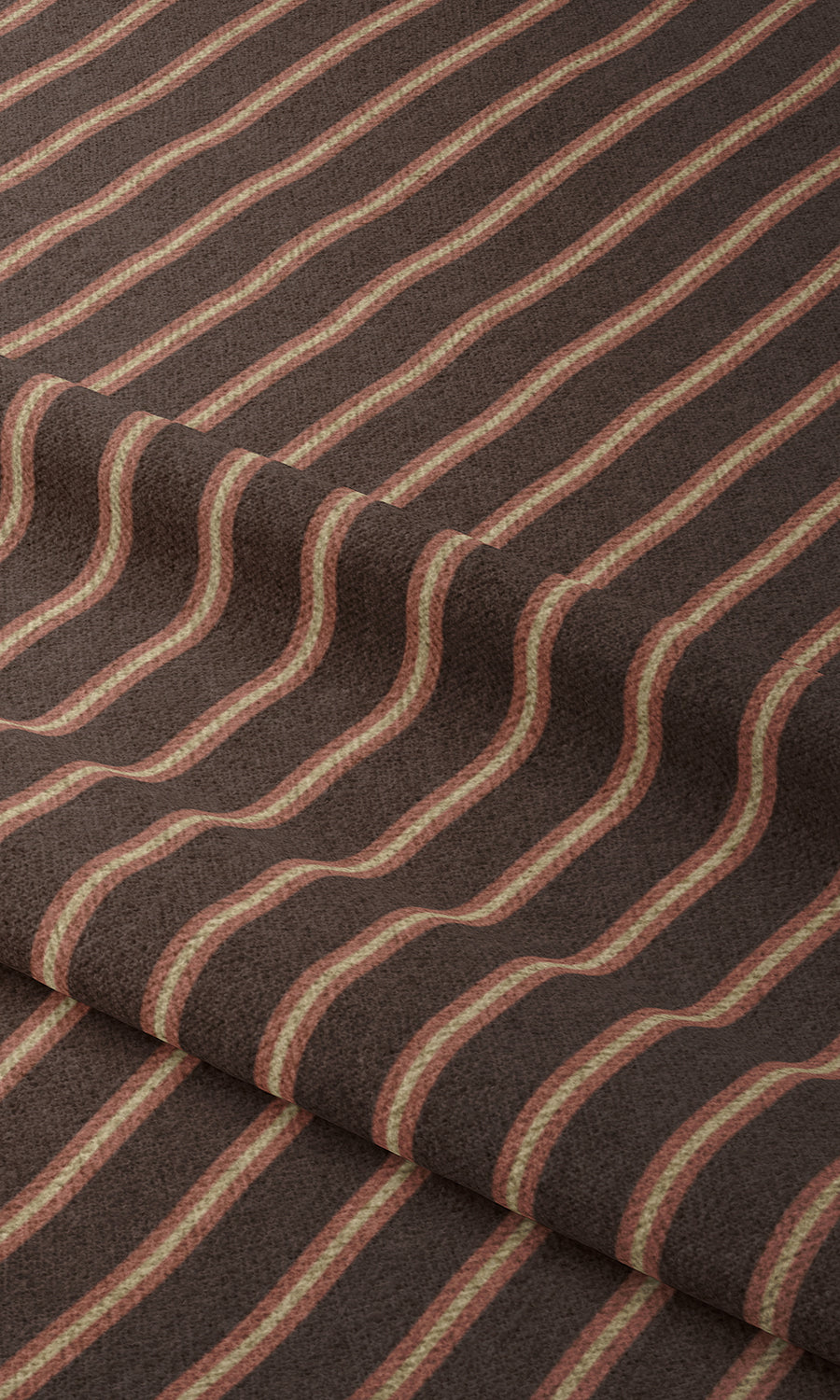 Modern Striped Blinds (Wine/ Coffee) Extra Long Short Wide