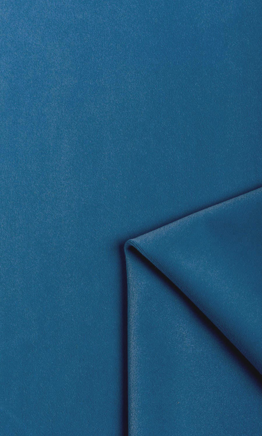Velvet Window Treatments Fabric Sample (French Blue)
