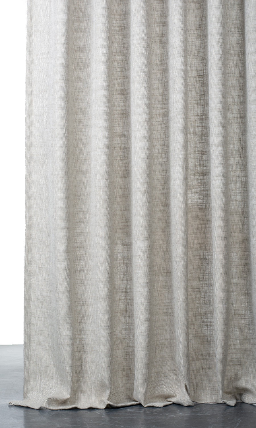 Textured Linen Blend Blinds (Warm Gray-Brown) for Living, Bedroom, Kitchen, Bathroom
